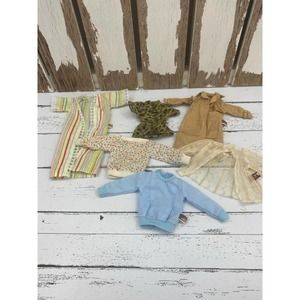 Vintage Barbie designer clothes Jordache-Sergio Valenti 6 Pc Lot